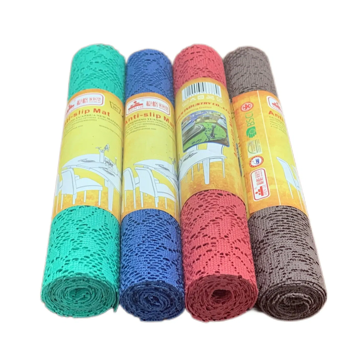 Washable Multifunctional PVC Non-Slip Mat Plastic Placemat Anti-Skid PVC Grip Liner Rolls Drawer Shelf Liners for Kitchen Cabinet