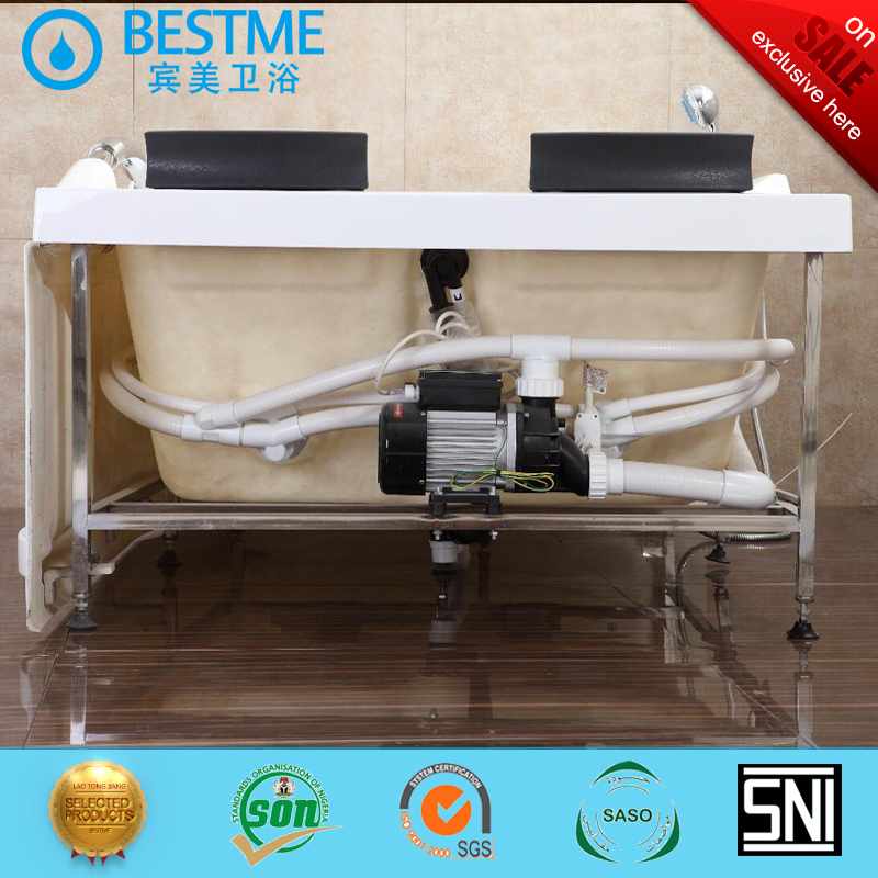 Угловая гидромассажная ванна Bestme BT-319, левый слив