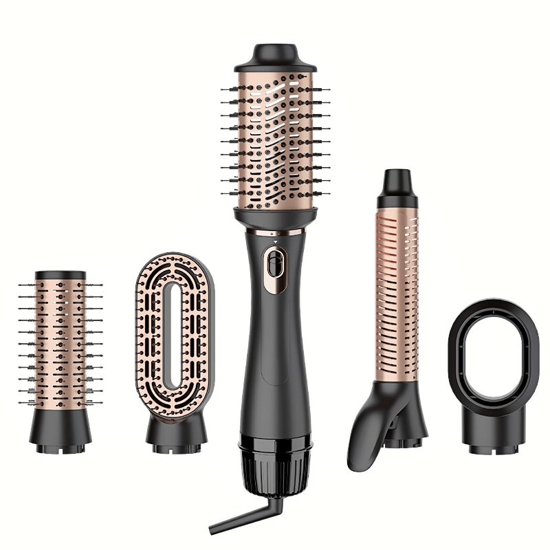Hot-Selling Multi-Functional Hot Air Comb Hair Curler and Hair Straightener