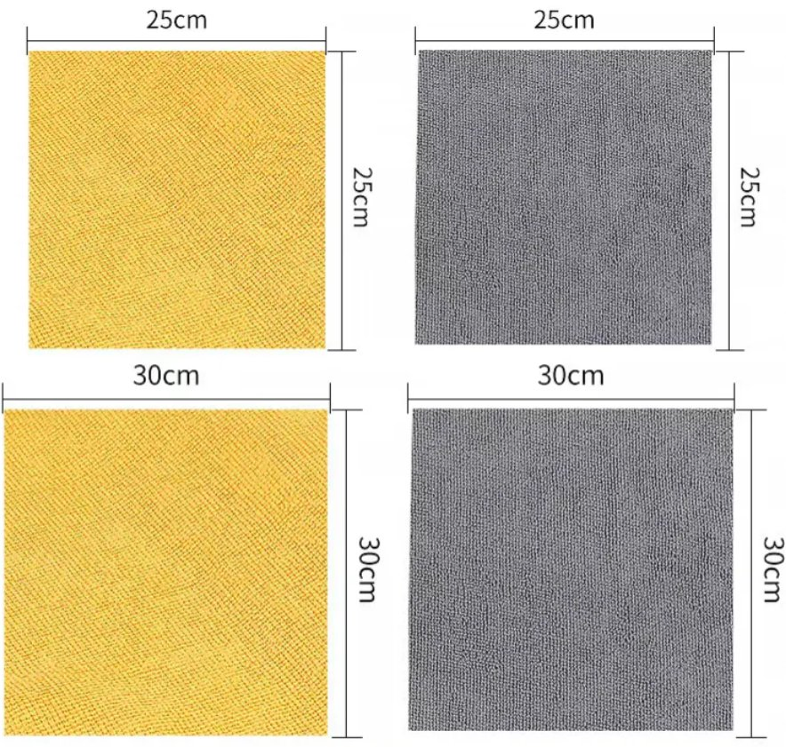 Kitchen Microfiber Cleaning Cloth Roll Tear Away Towels 30X30cm