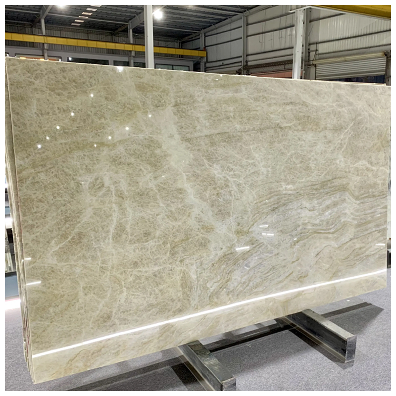 Brazilian Exotic Beige Perla Venata Quartzite Slabs