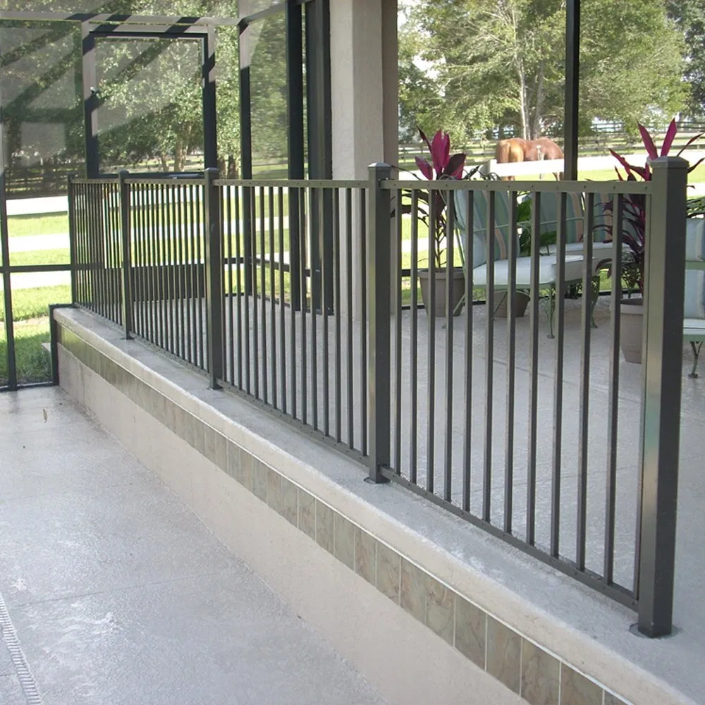 Green Metal Frame Welded Railway Fence Garden Fence Baby Fence for School