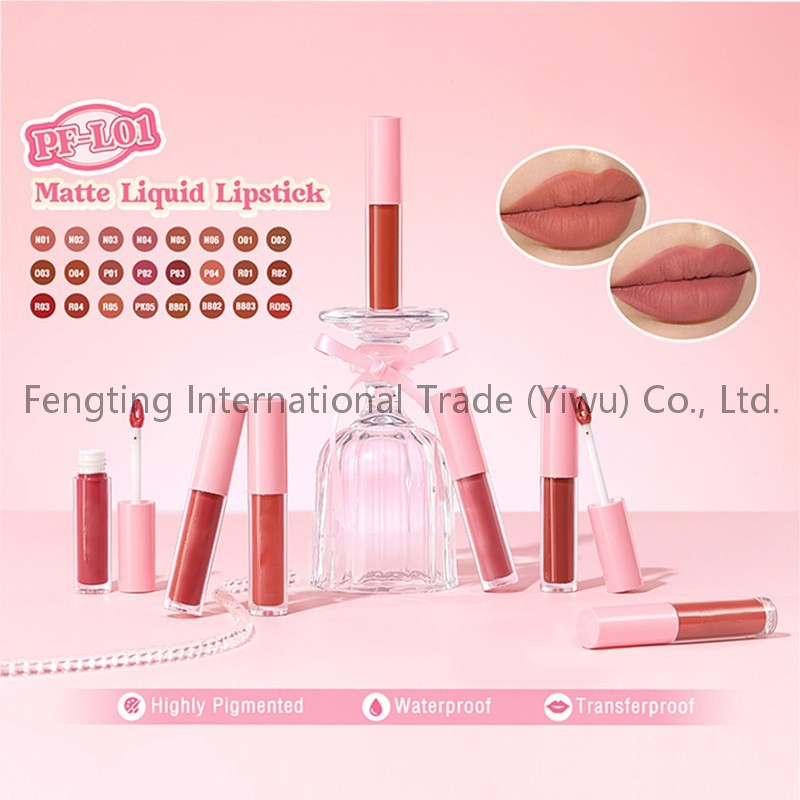 Hot Sale Factory OEM/ODM High Pigment Cream Matte Luxury Velvet Waterproof Made with Minerals and Herbs Liquid Lipstick