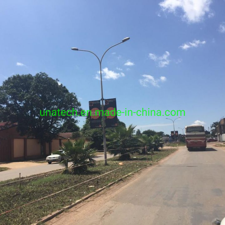 Fiberglass Pipes Street Light Pole Flag Holder Advertising Banner Arm