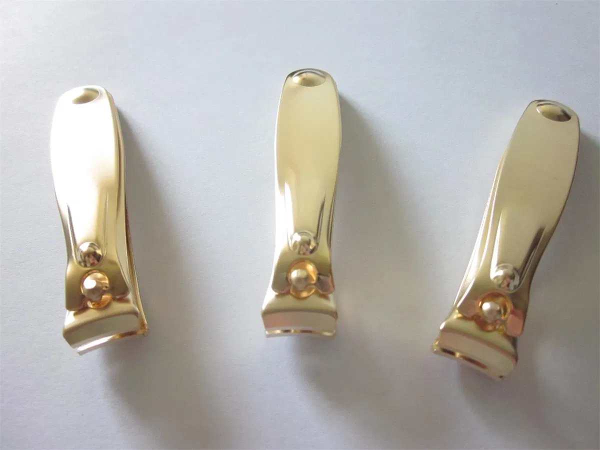 Deluxe Toe Nail Cutter with Pearl Golden Plating