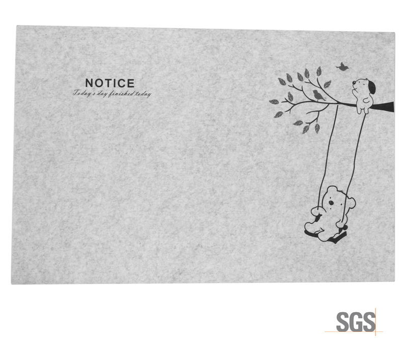 Customized Pattern Decorative UV Wall Panel Pet Fiber Acoustic Print Board