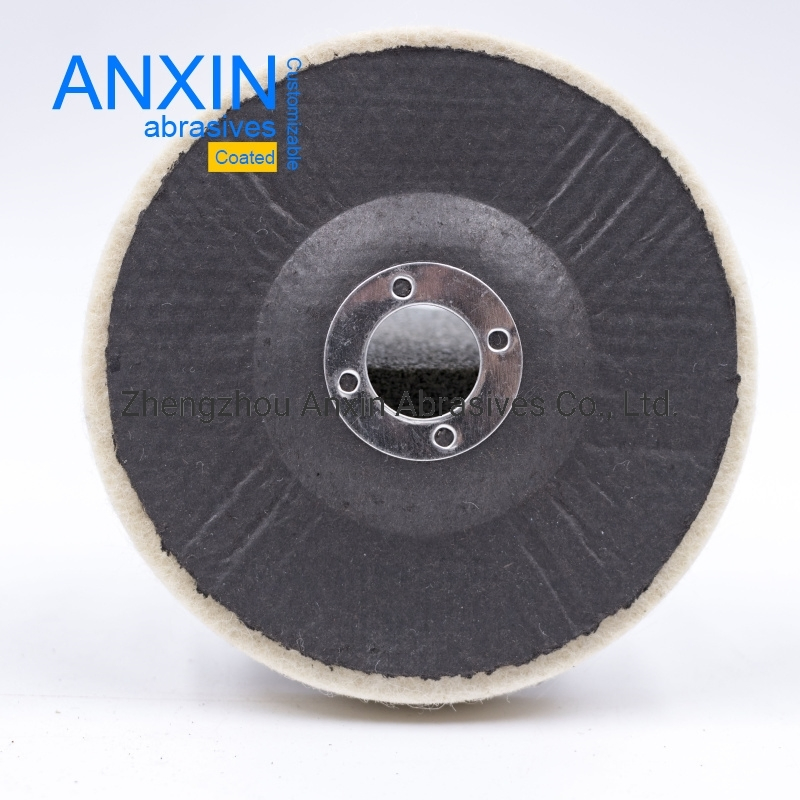 Войлочный лепестковый круг с армированной основой