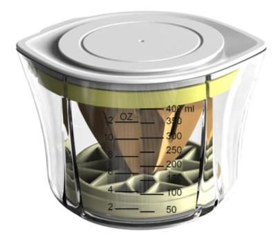 Ручная 5-в-1 соковыжималка для цитрусовых с мерным стаканом