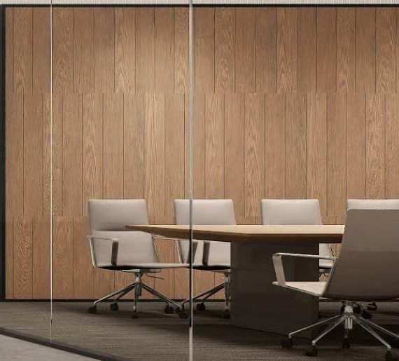 Office Decorative Veneer 2/2/0.5mm Micro Perforated Sound Absorption Acoustic Wall Panel