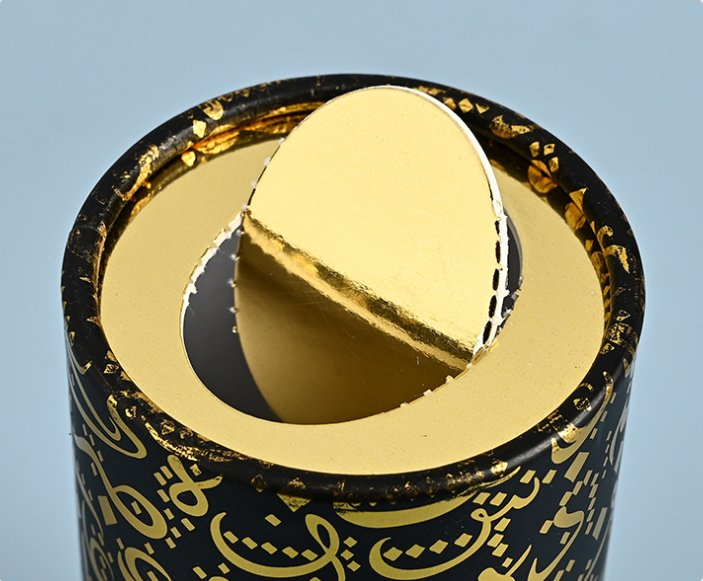 Golden Hot Stamping Customized Creative Car Box Paper Drawout Tube Round Supplies Manufacturer Cylinder Convenient Tissue