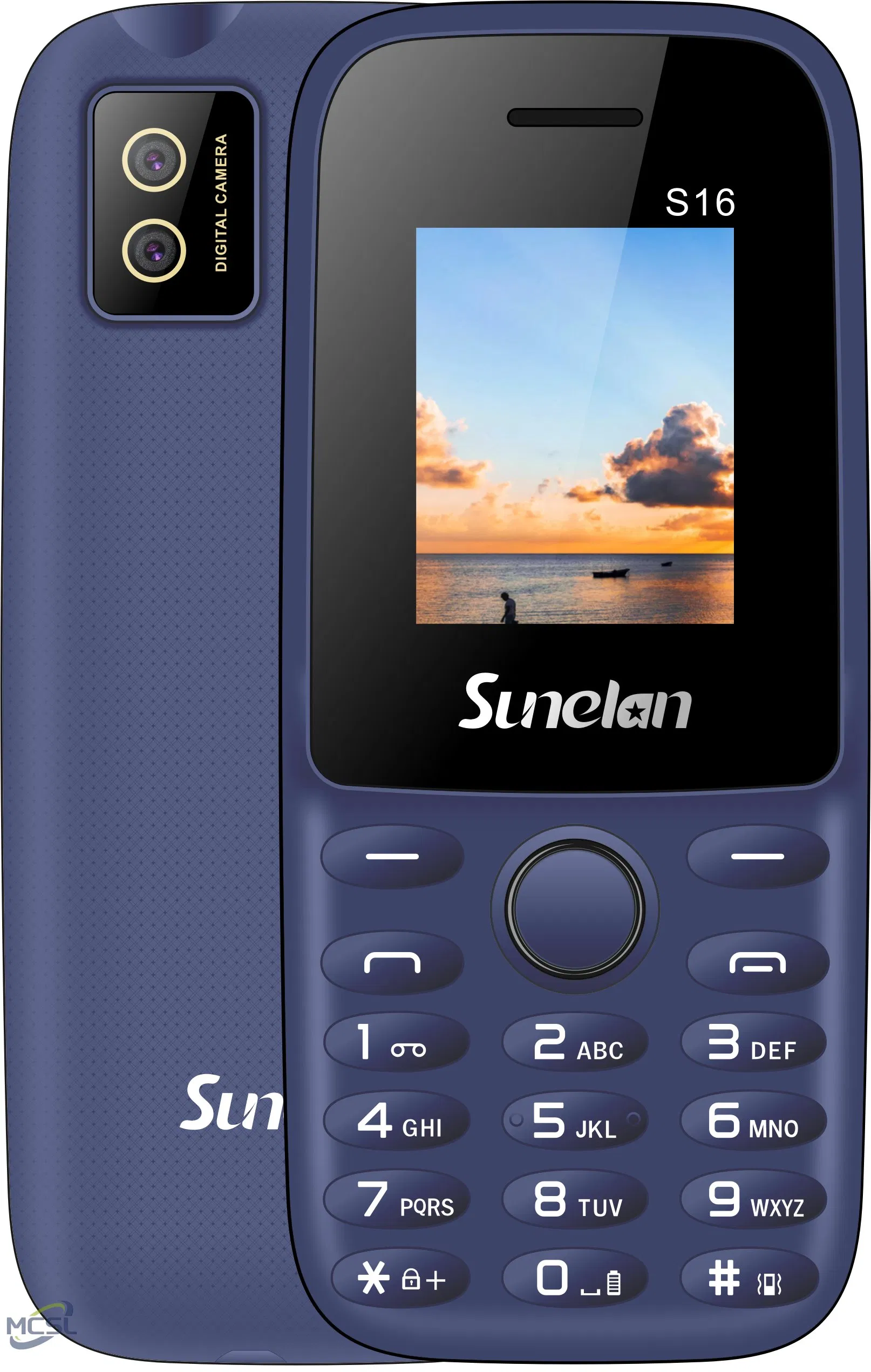 Кнопочный телефон Sunelan S16 для пожилых, 2 SIM