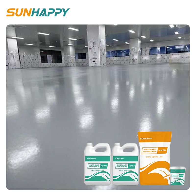 Factory Price Self Leveling PU Mortar Floor Paint Smoothing Waterproof Coating Water-Based Polyurethane Mortar