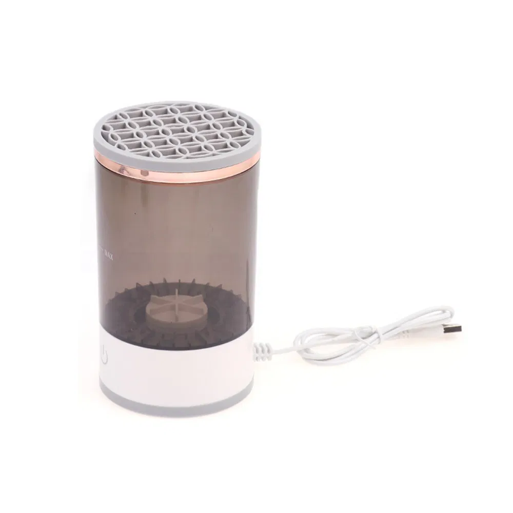 New Cosmetic Cleaning Nail Products Portable Electric Automatic Makeup Roller Brush Cleaner Machine