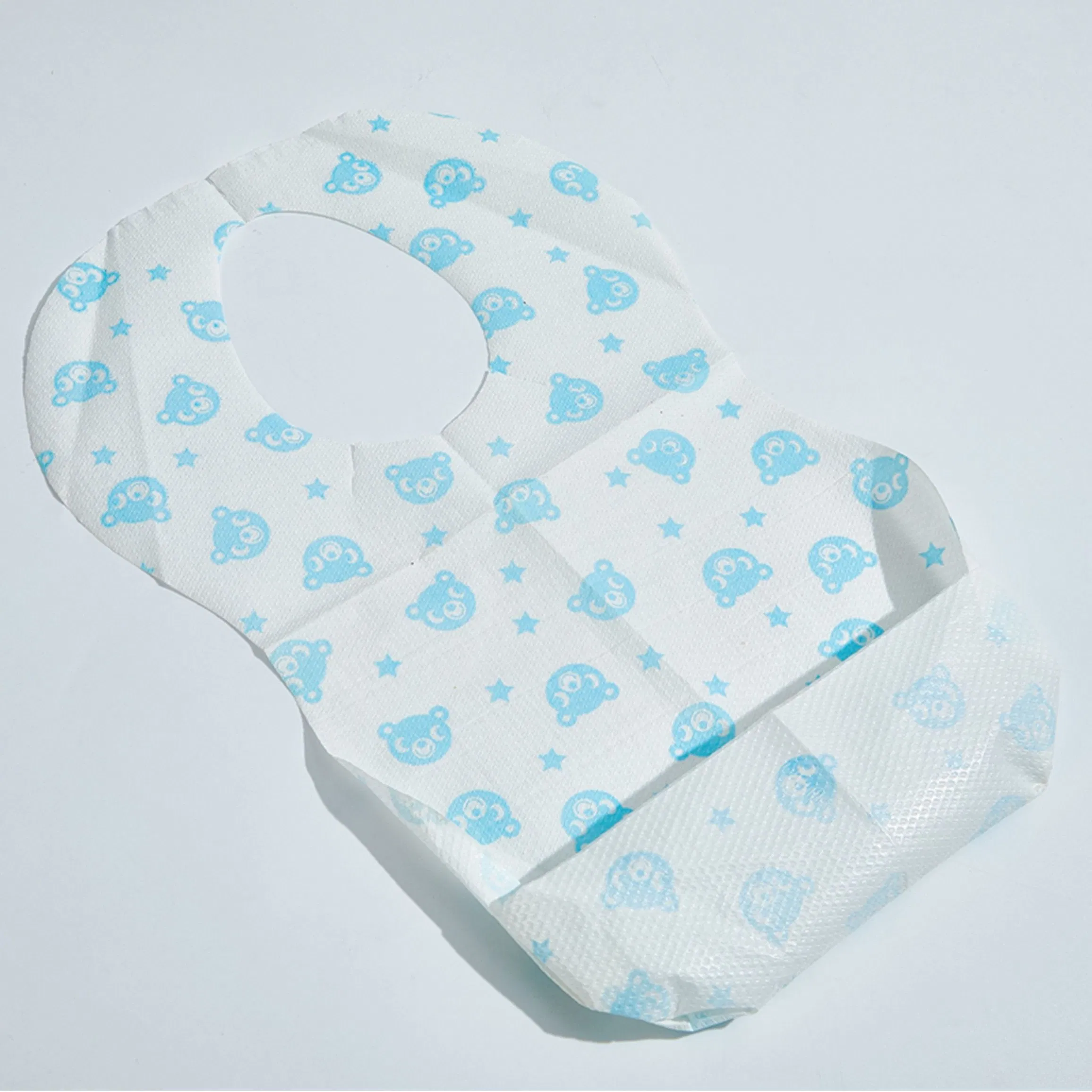 Customizable Eco-Friendly Portable Nonwoven Baby Bibs for Easy Cleanup During Meals