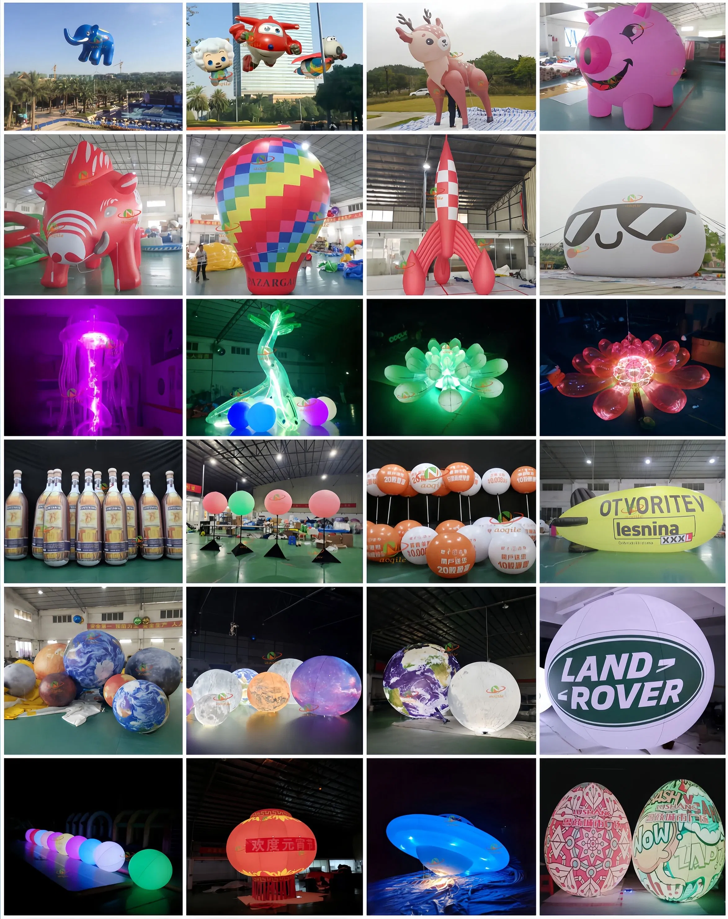 Exhibition Event Inflatable Bouquet Party Inflatable Bouquet Shape Decoration
