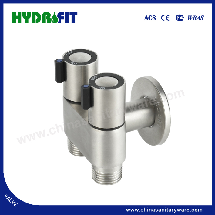 Factory Multi Functional Angle Valve Shattaf Sprayer Accessories 2 Way Valve (FT8703)