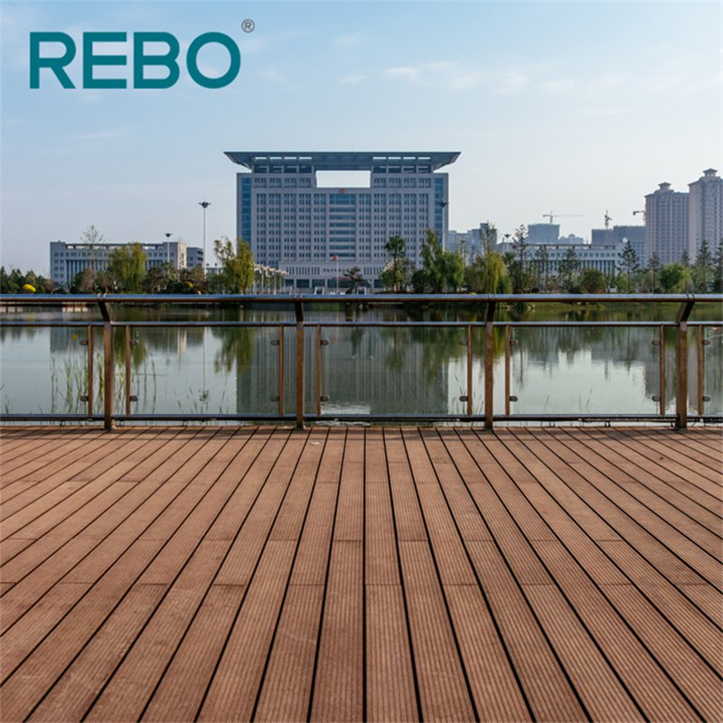 High Density and Durability Outdoor Natural Bamboo Decking Flooring