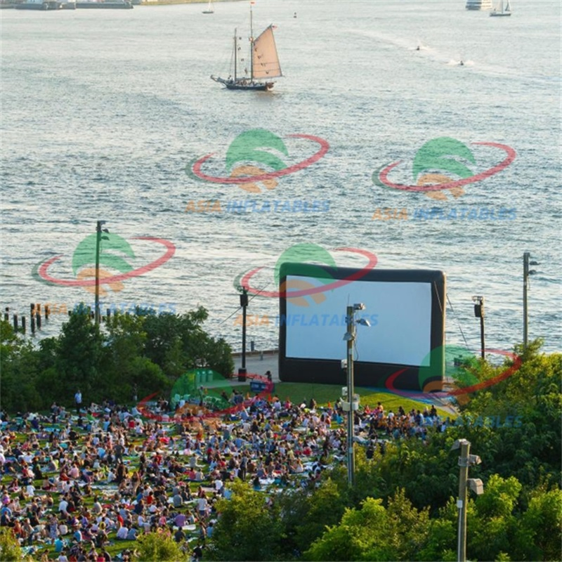 Inflatable Cinema Screen Advertising Movie Rear Projection TV Screen