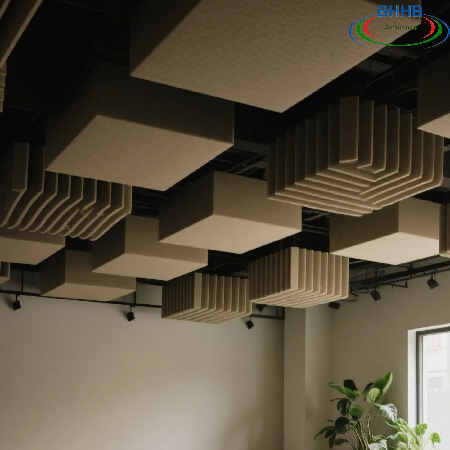 Decorative Space Sound Absorber - Can Reduce Noise by 5 to 12 Decibels