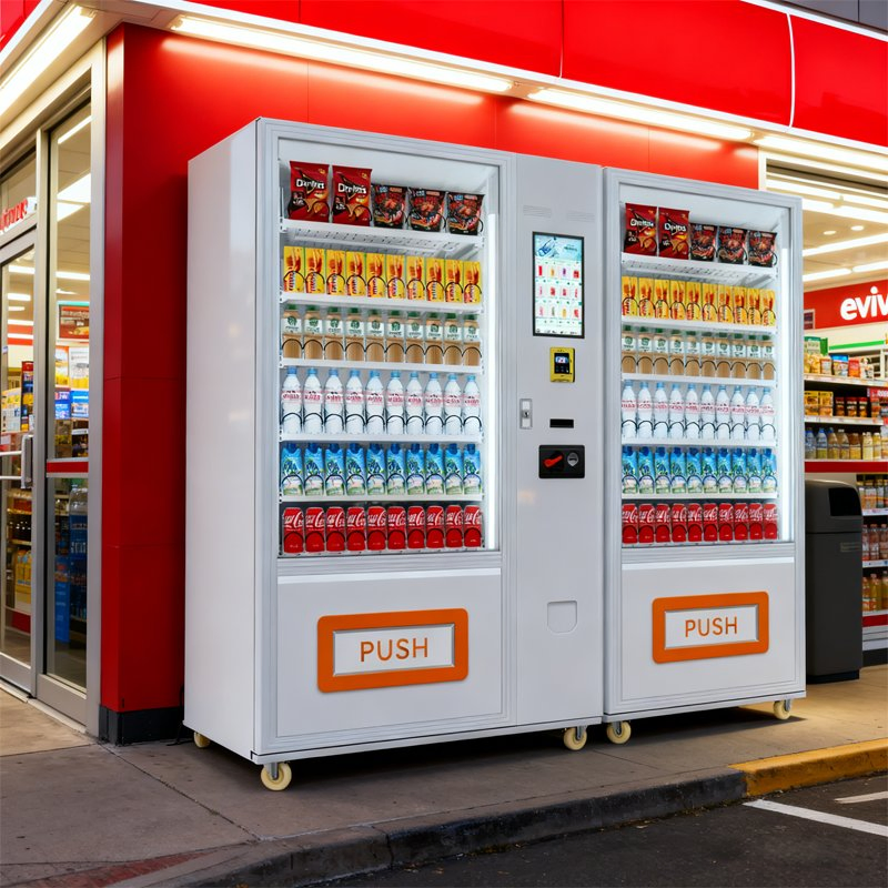 Customized Remote Monitoring Vending Machine for Bottled Drinks