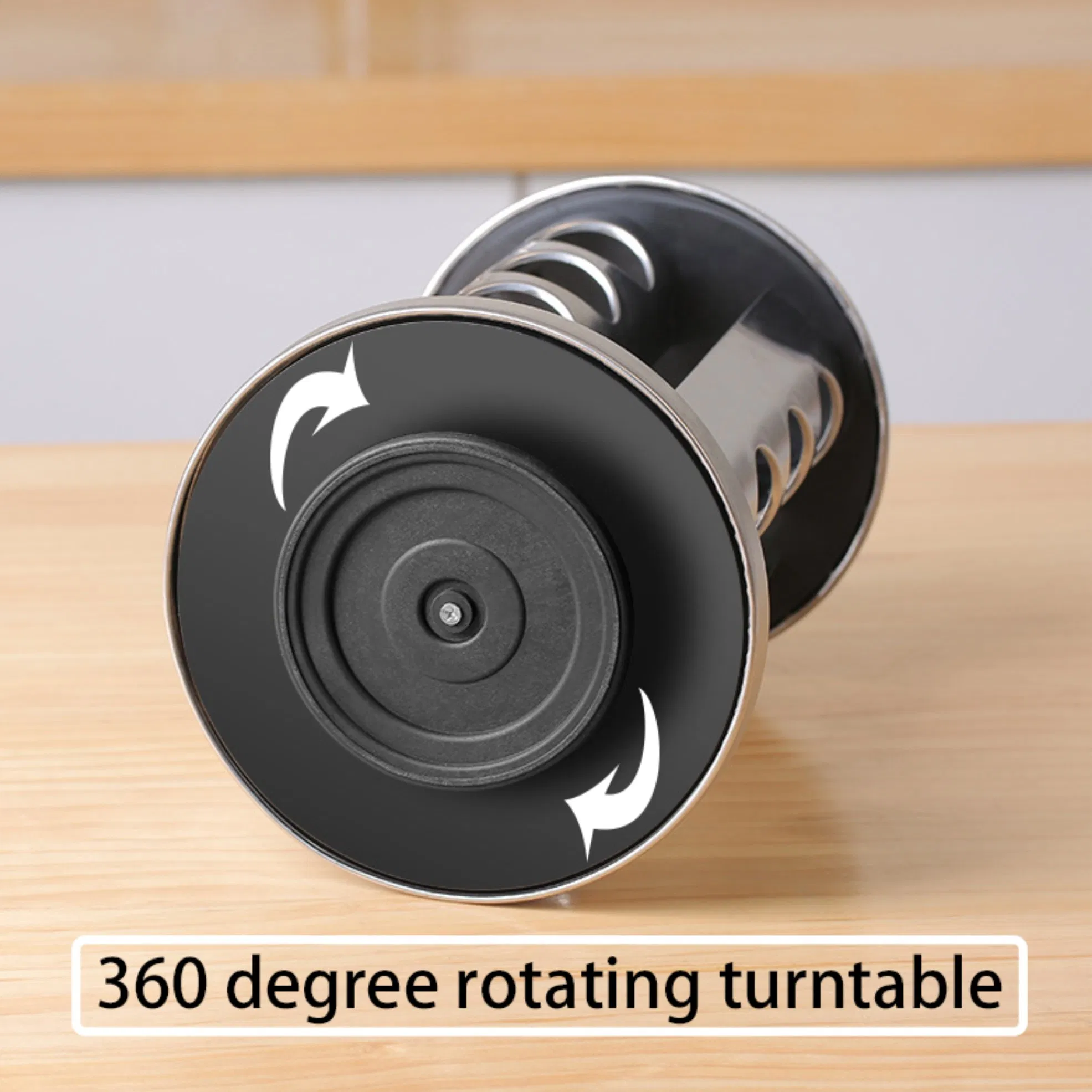 Kitchen Accessories Countertop Storage Seasoning Tower Rotating Spice Jar