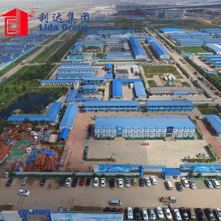 Prefabricated Movable Dormitories Simple Green Export Prefab House for Sale