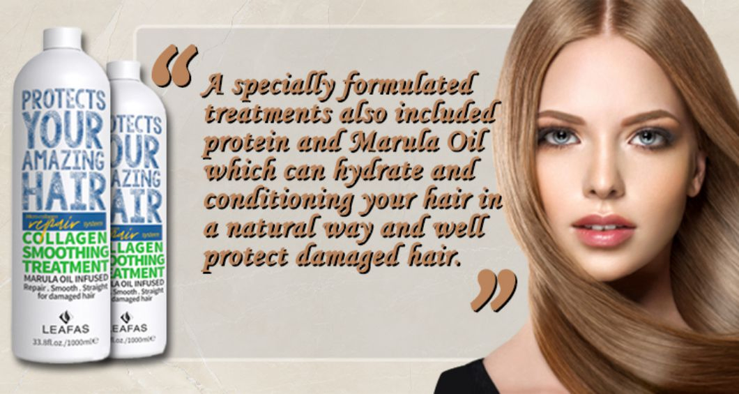 Private Label Collagen Smoothing Treatment Hair Straightening Cream