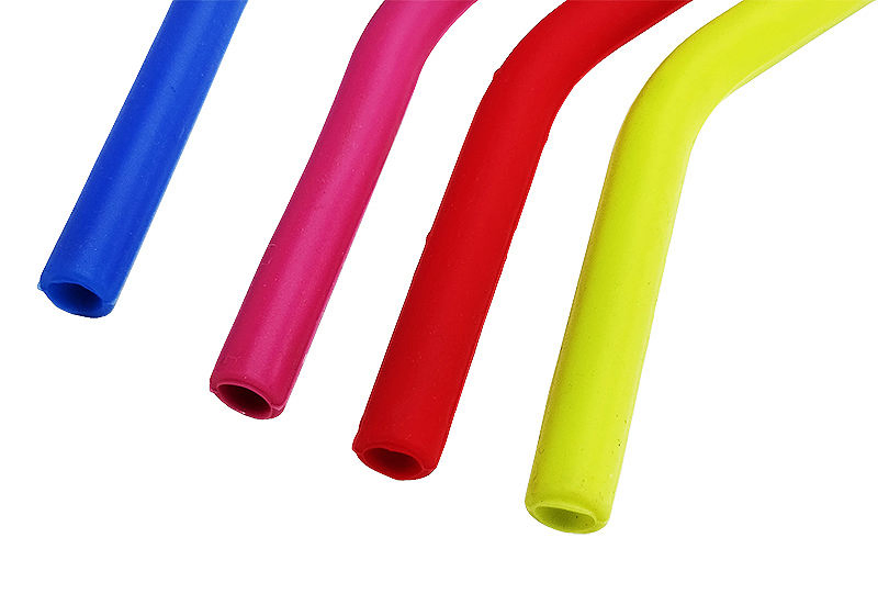 Wholesale Eco Friendly Big Foldable Collapsible Silicone Straw Drinking Cups Reusable Straws