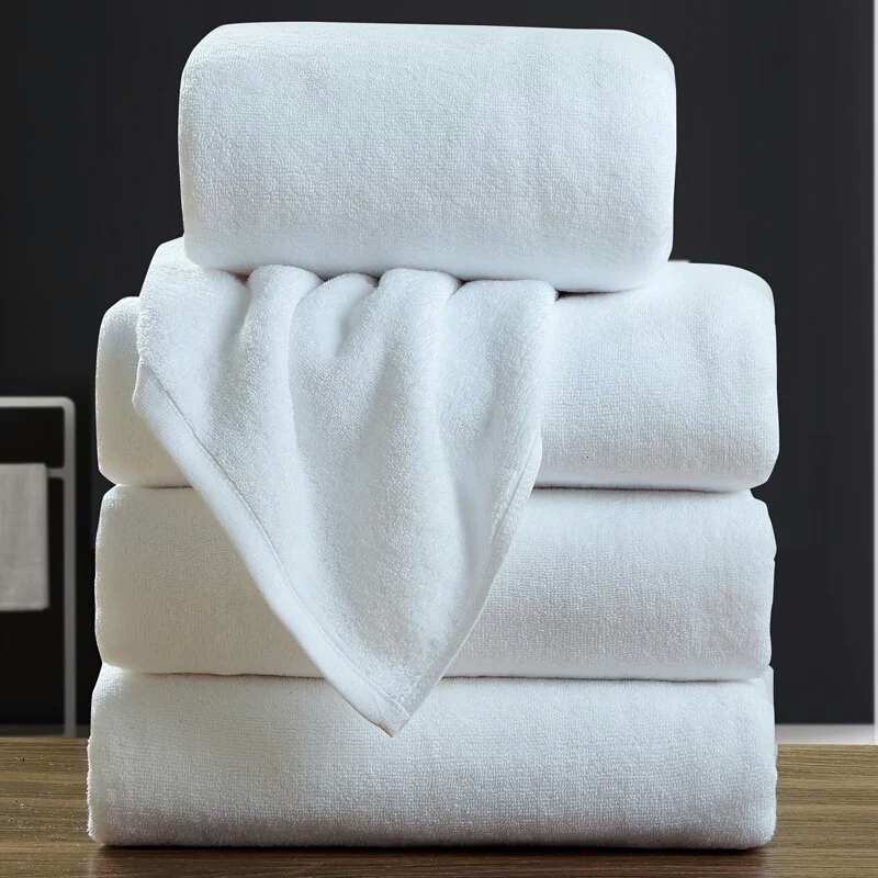 Wholesale 100% Cotton White Hotel Textile Bath Towel Hotel Towel