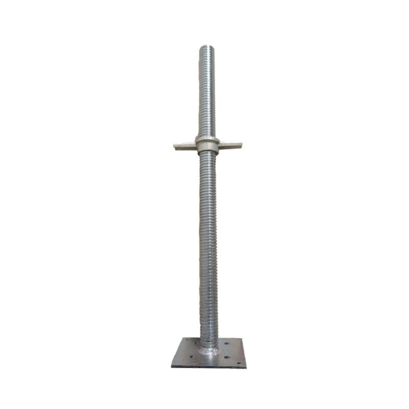 Scaffolding Accessories Adjustable Screw Q235 Steel Jack Base Plate