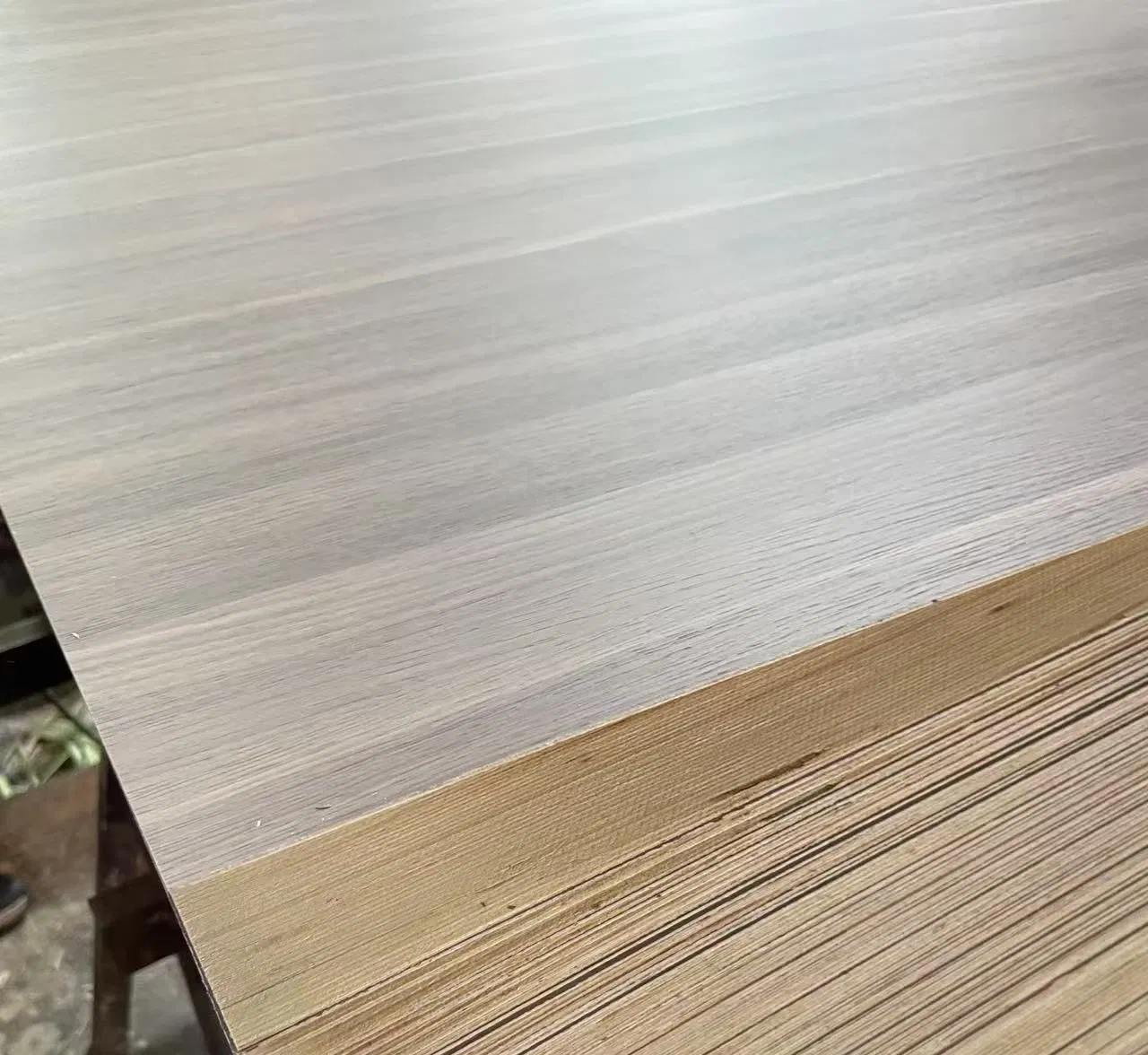 Best Selling Synchronized Wood Grain Melamine Wood Recon Plywood Boards