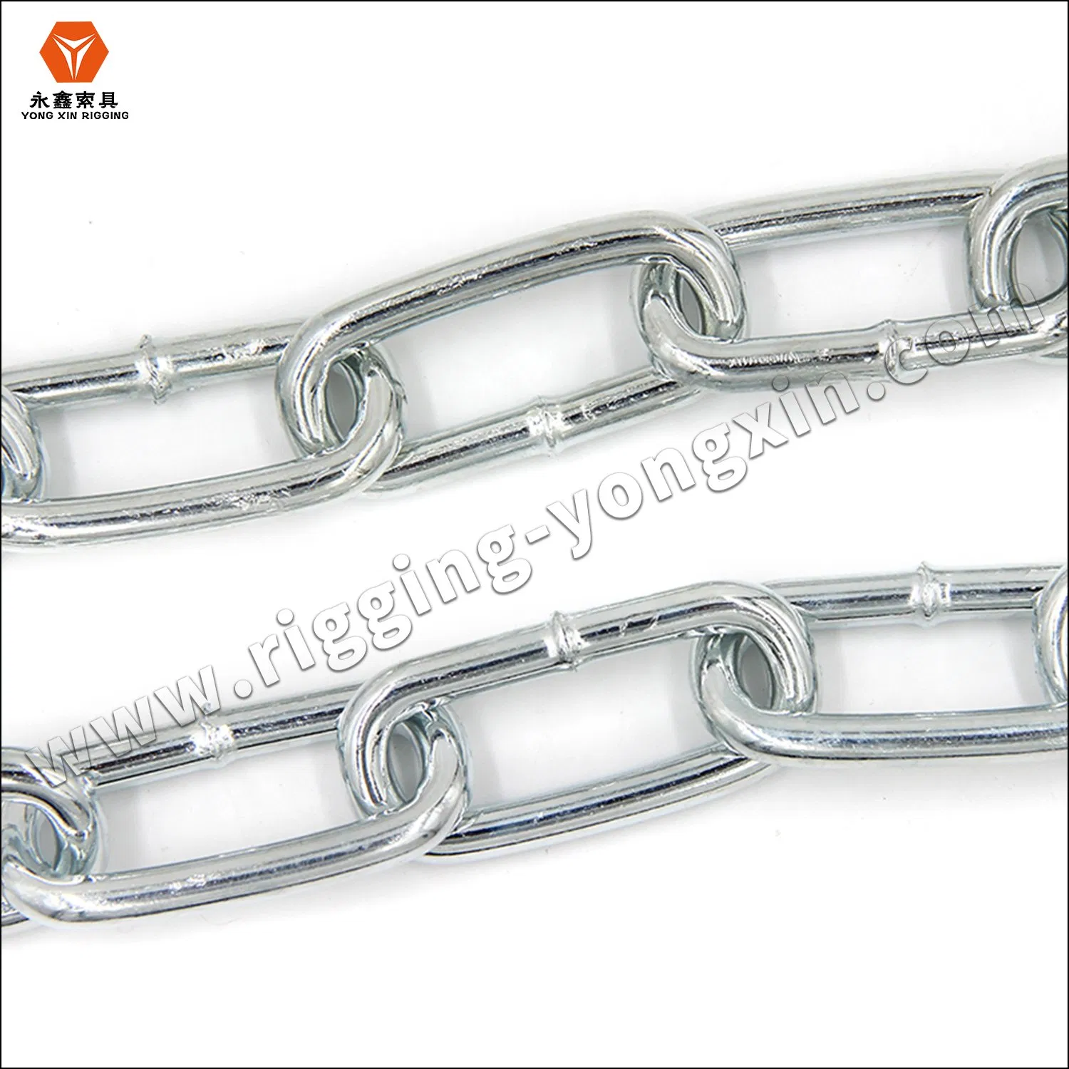 DIN763 DIN766 Welded Galvanized Iron Truck Lashing Chain
