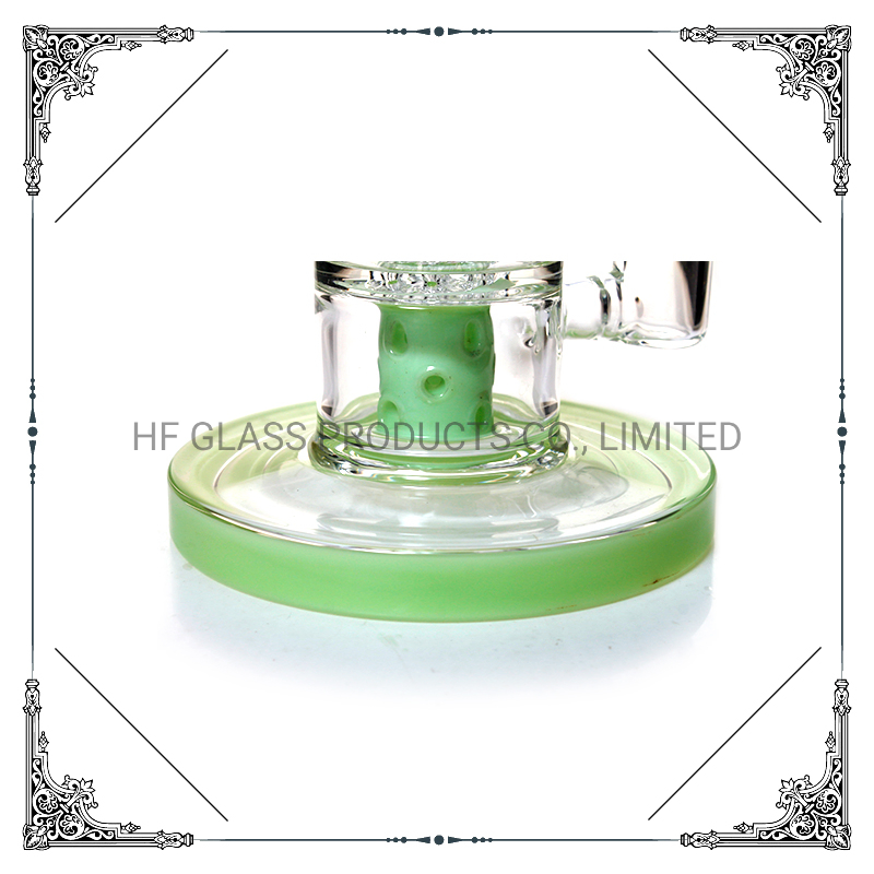 14 Inches Phoenix Glass Shisha Hookah Tobacco Glycerin Freezable Coil Straight Tube Oil DAB Rig Smoking Water Pipe