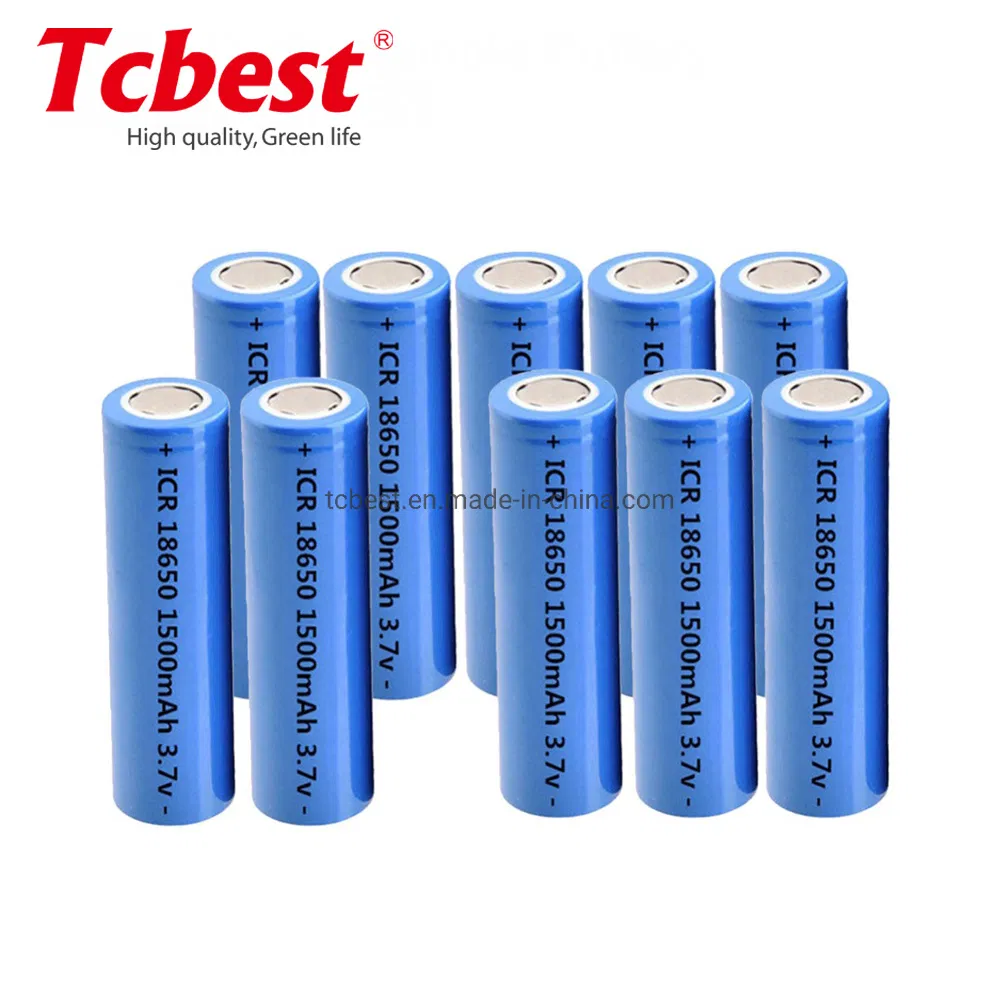 Factory/Manufacturer Directly Supply CB/Kc/MSDS/Un38.3 3.7V 18650 26650 14500 1500mAh 2600mAh Rechargeable Li-ion Lithium Batteries for Power 5 Years Warranty