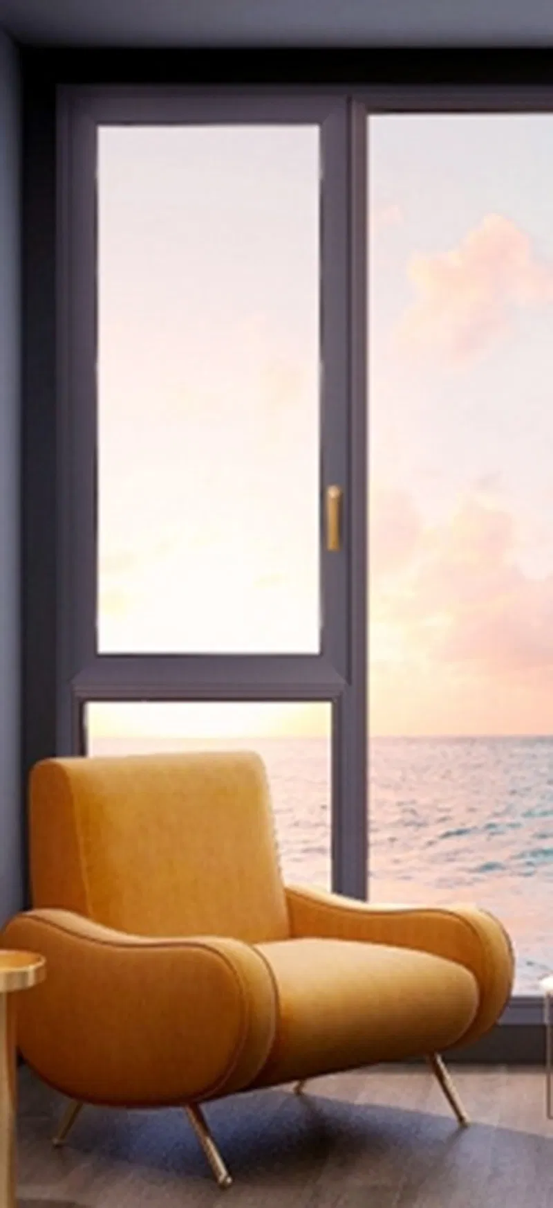 H131A Broken Bridge Window Screen Integrated External Opening Window