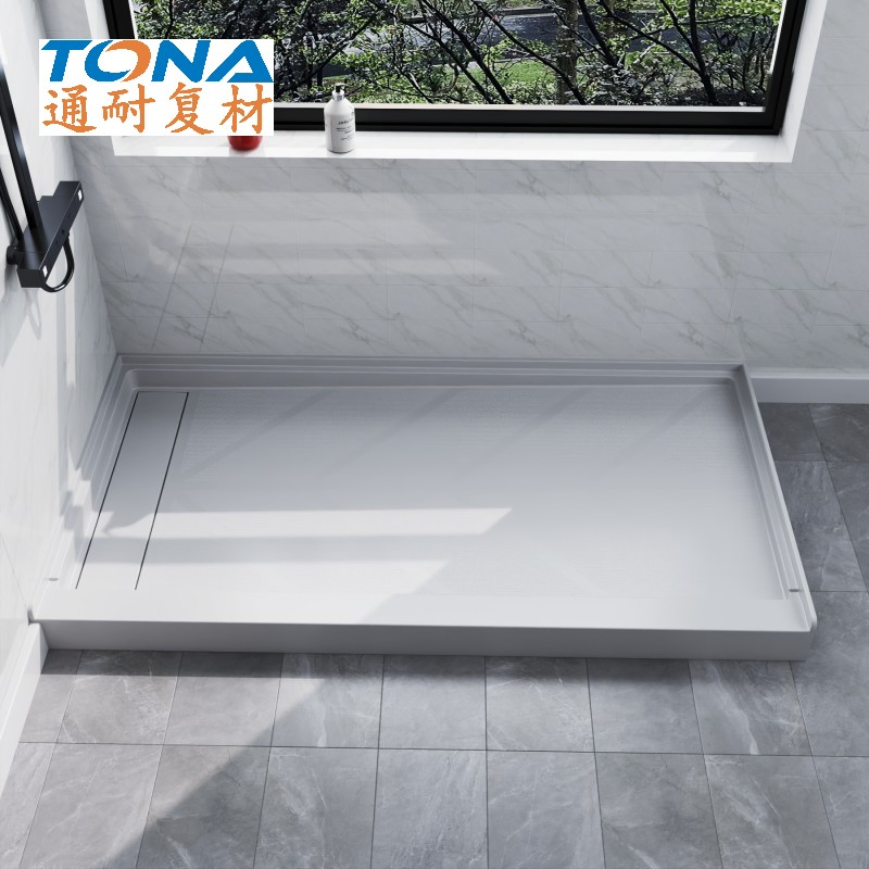 SMC FRP Shower Tray Suitable for Wet Room and Walk in Shower
