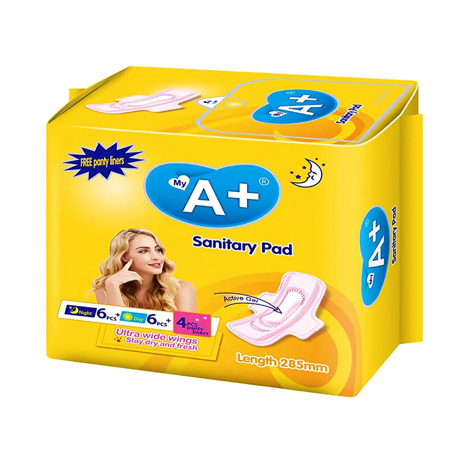Cheap Price Free Sample Sanitary Napkin Soft Private Label Cotton Sanitary Pad for Women