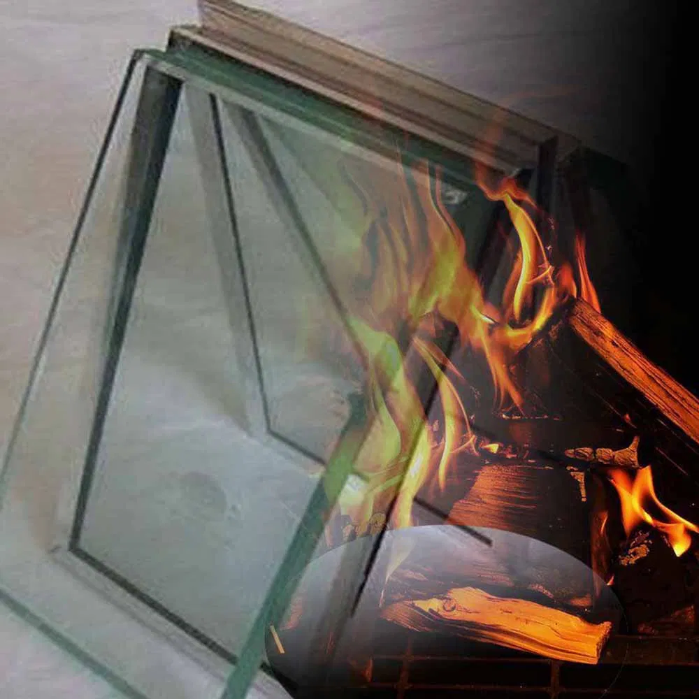 Rated Resistant Fireproof Glass for Fire Safety and Building