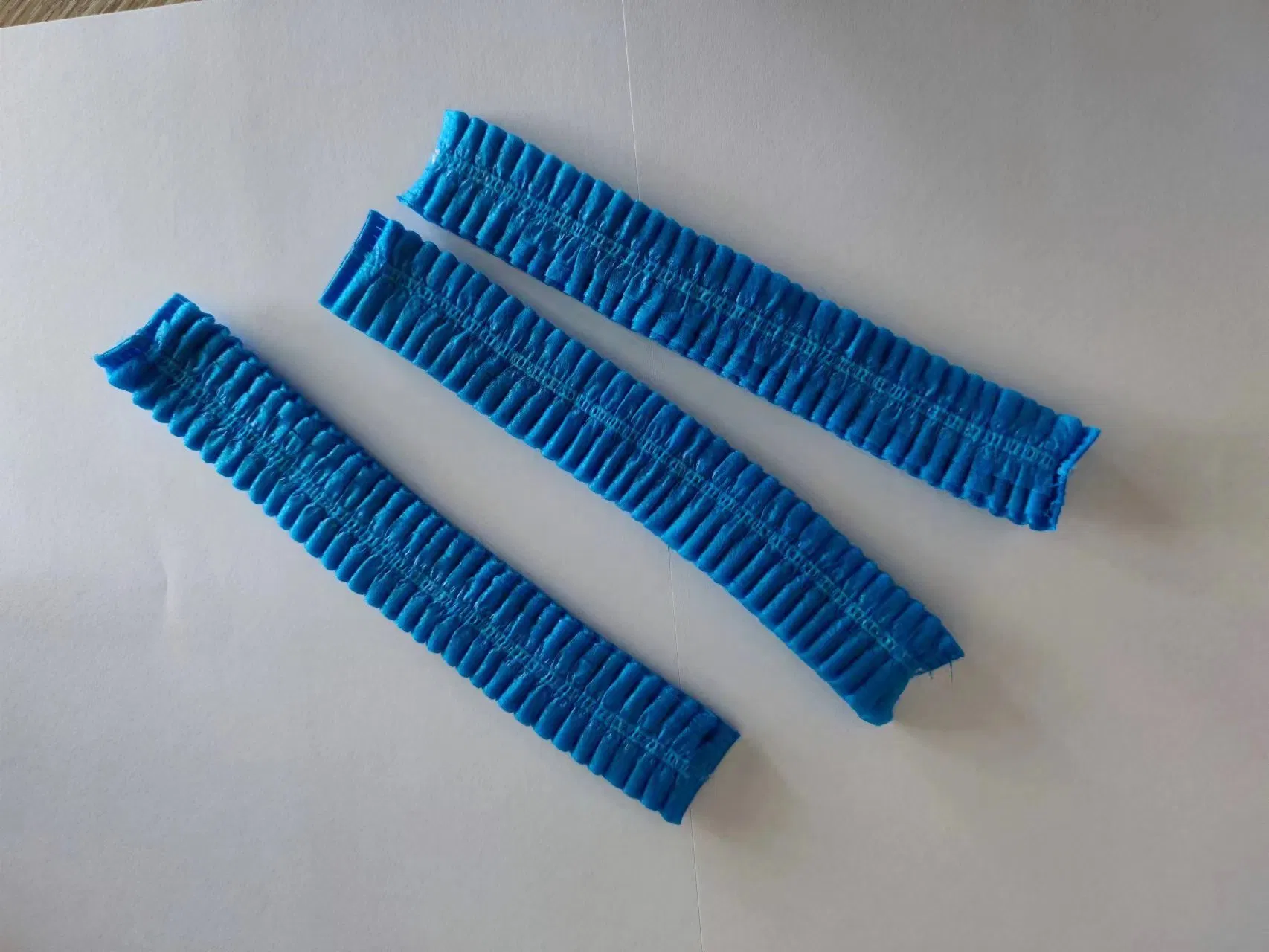 Dust Proof PP Round Cap Blue Bouffant Bar Cap Disposable