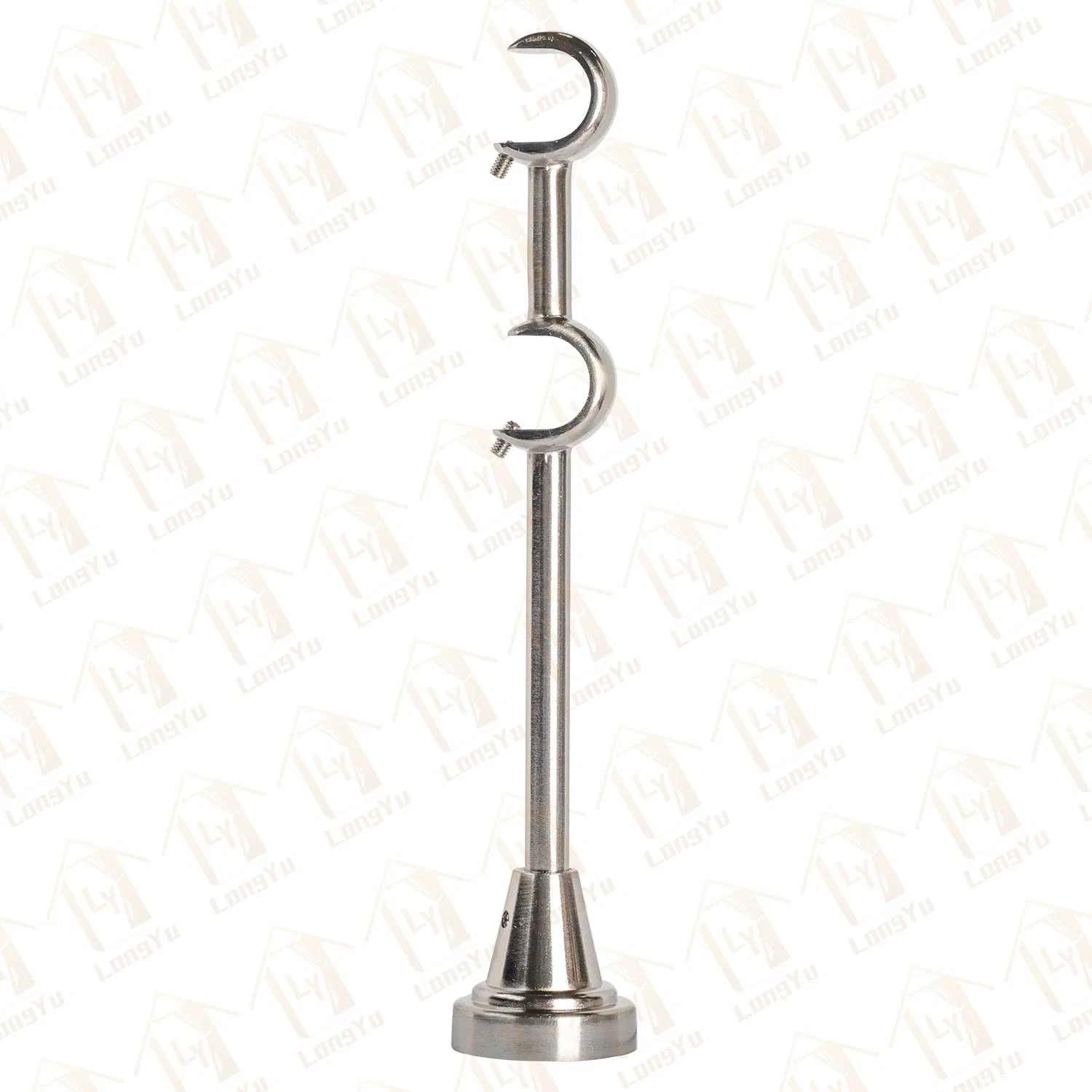 Aluminum Single Curtain Rod Brackets, Curtain Pole Brackets