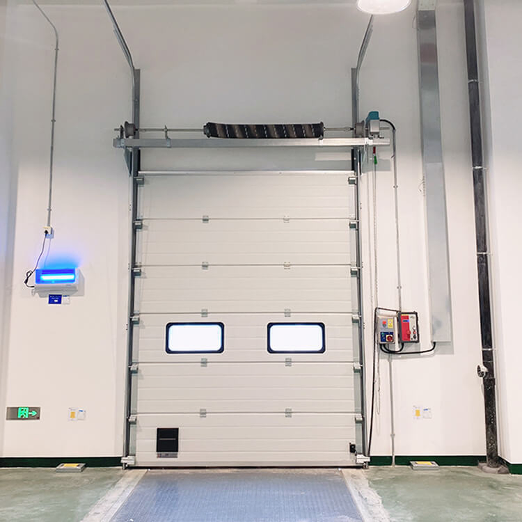 High Performance Insulated Loading Sectional Sliding Overhead Garage Door for Dock Solution