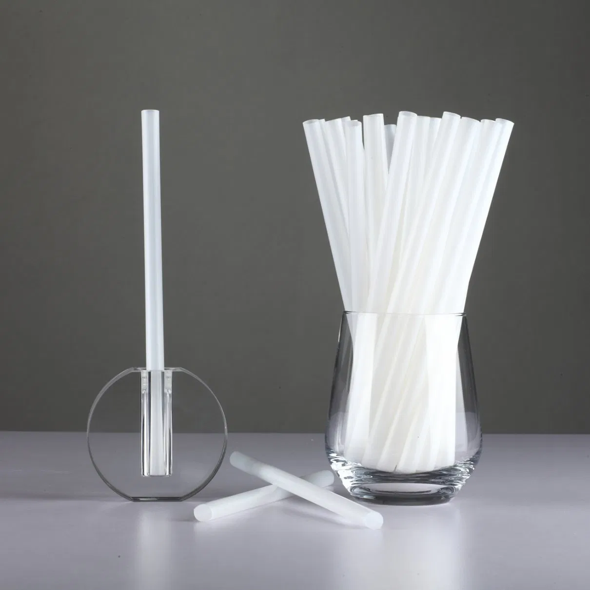 PLA Biodegradable Wheat Drinking Straw OEM Drinking Straws Customized Size
