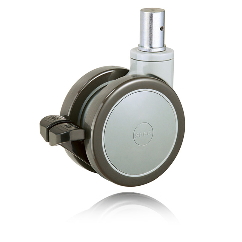 3" 4" 5" Threaded Stem Quiet Anti-Slip Medical Caster Outdoor Wheels