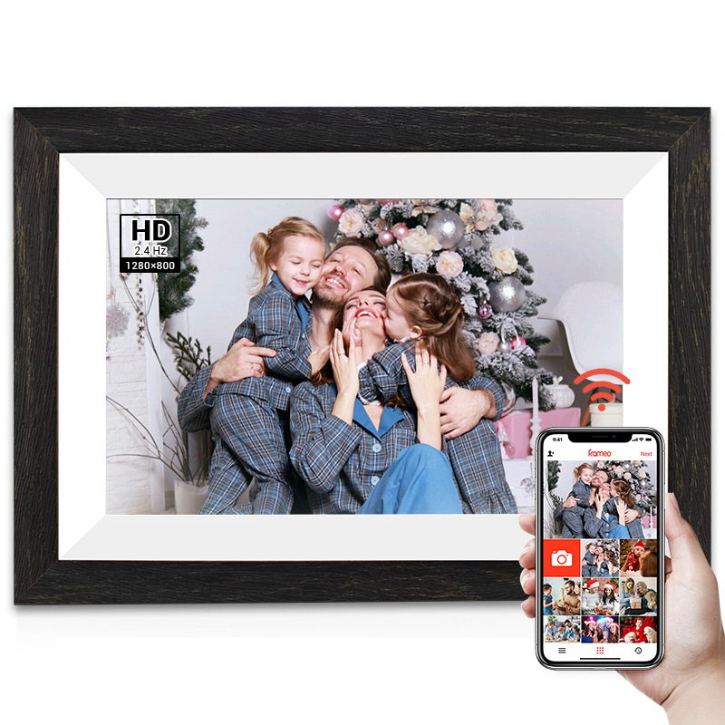 Фоторамка Frameo 10.1 дюймов, деревянная, WiFi