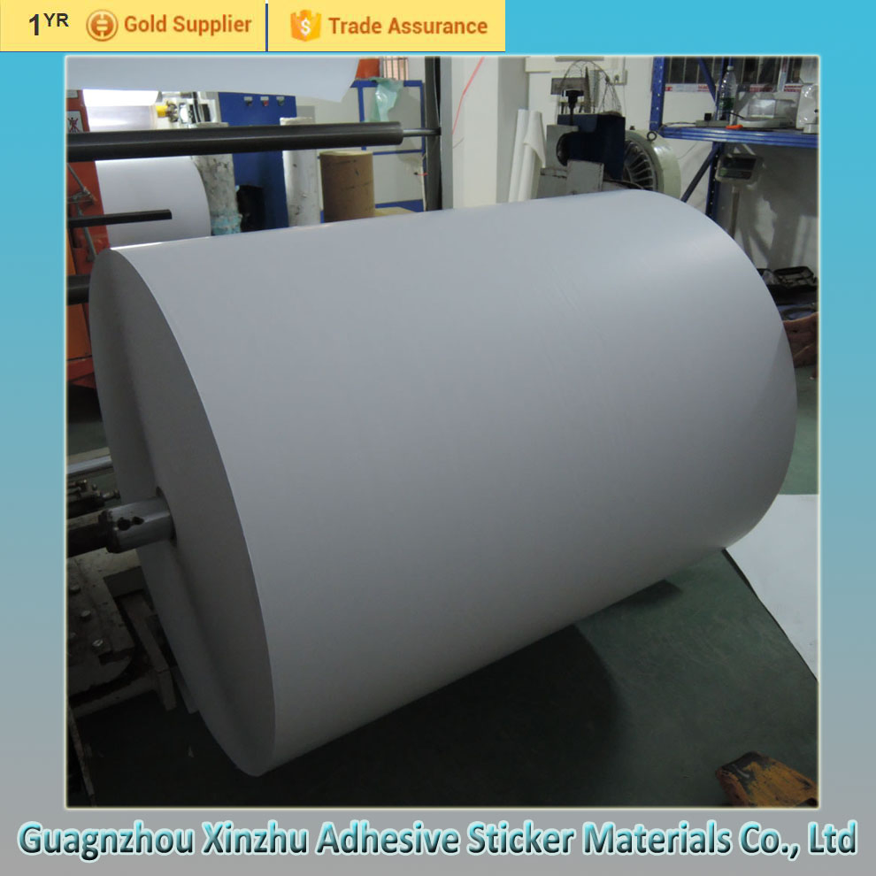 Adhesive Thermal Paper Art Paper PP Pet Film Materials Jumbo Roll Label