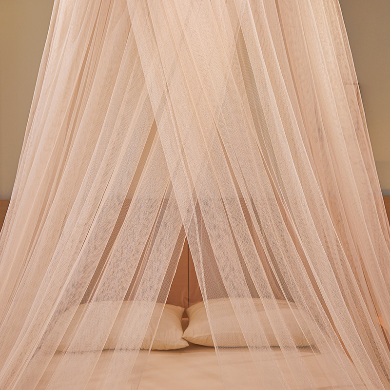 Luxury Conical Mosquito Net Adults Double Size Folded Polyester Mesh Bed Canopy Home Travel Camping Outdoor Use Summer Season