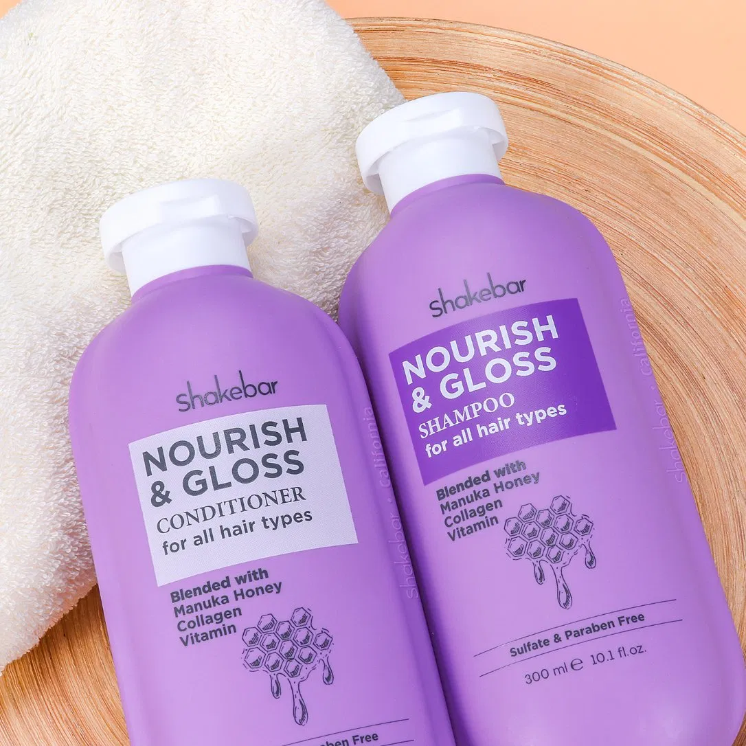 Shakebar Hair Products Collagen Nourish Shampoo and Conditioner for All Hair Types