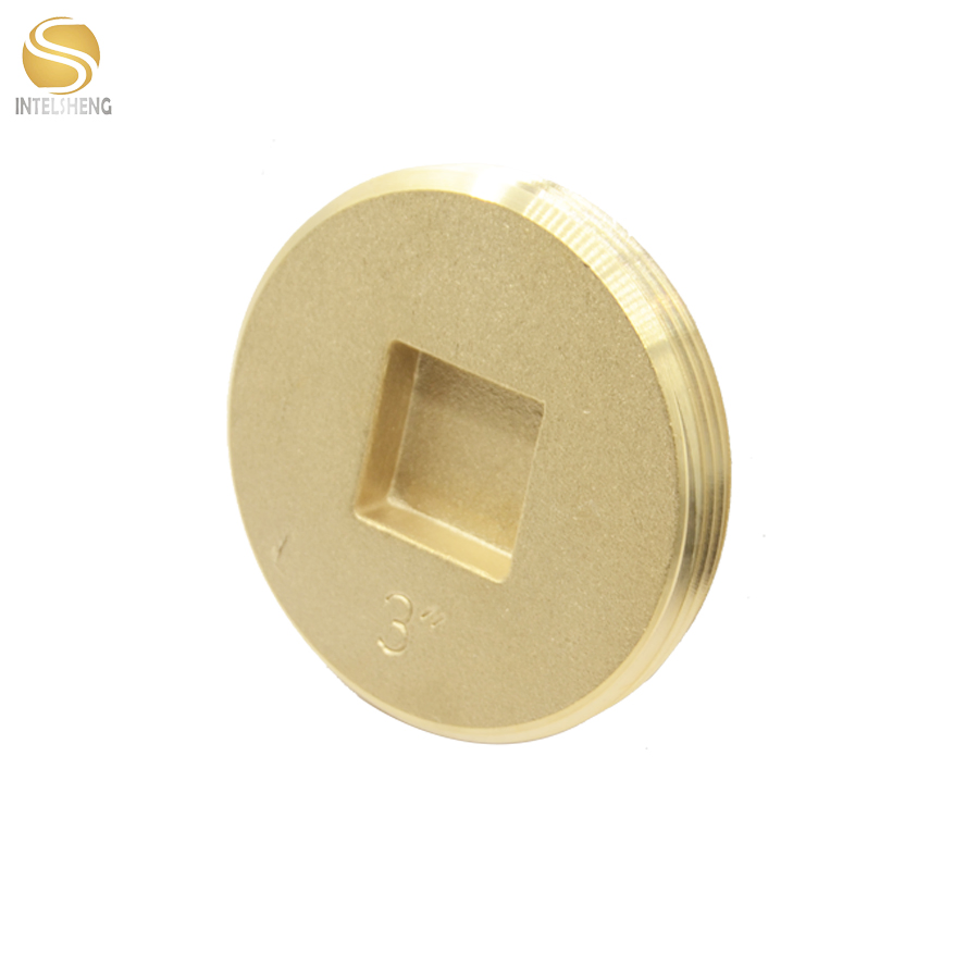 Brass 3 in Fitting Pipe Size Male NPT Class 125 13/16 in Overall LG Square Head Plug