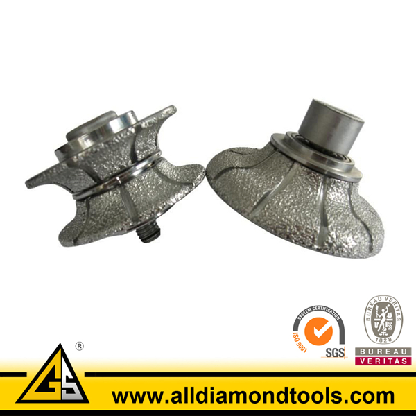 High Quality Vacuum Brazed Diamond Router Bits for Grinding Edge