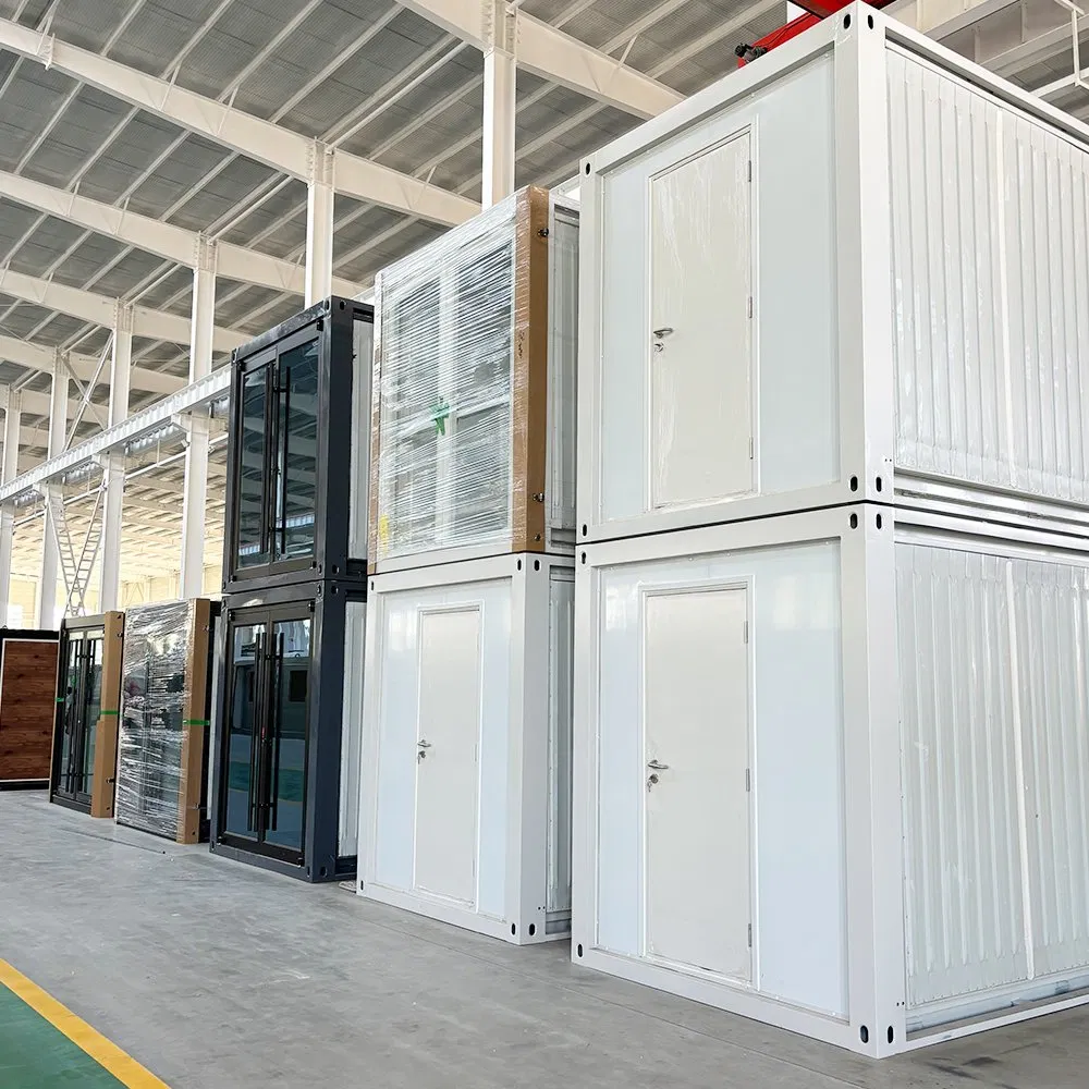 High Quality Spray Foam Insulated Modular Prefabricated Shipping Flat Back Container House Prefab Home